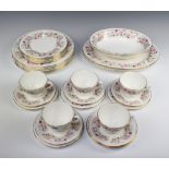 A Royal Trent part tea and coffee set comprising 5 tea cups, 5 saucers, 6 small plates, 6 medium