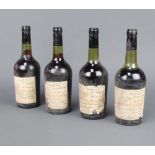 Four bottles of 1979 Chateau De Corvol Beaujolais Villages