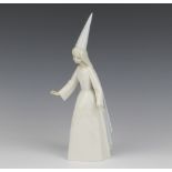 A Lladro figure of a fairy 28cm Her wand is missing and there are minor chips to a finger