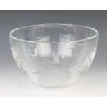 A Waterford John Rocha design fruit bowl 25cm There are light scratches to base