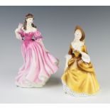 Two Royal Doulton figures - Lauren HN3975 23cm and Sandra HN2275 20cm