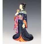 A Royal Doulton figure - A Geisha HN387 by C J Noke, 26cm