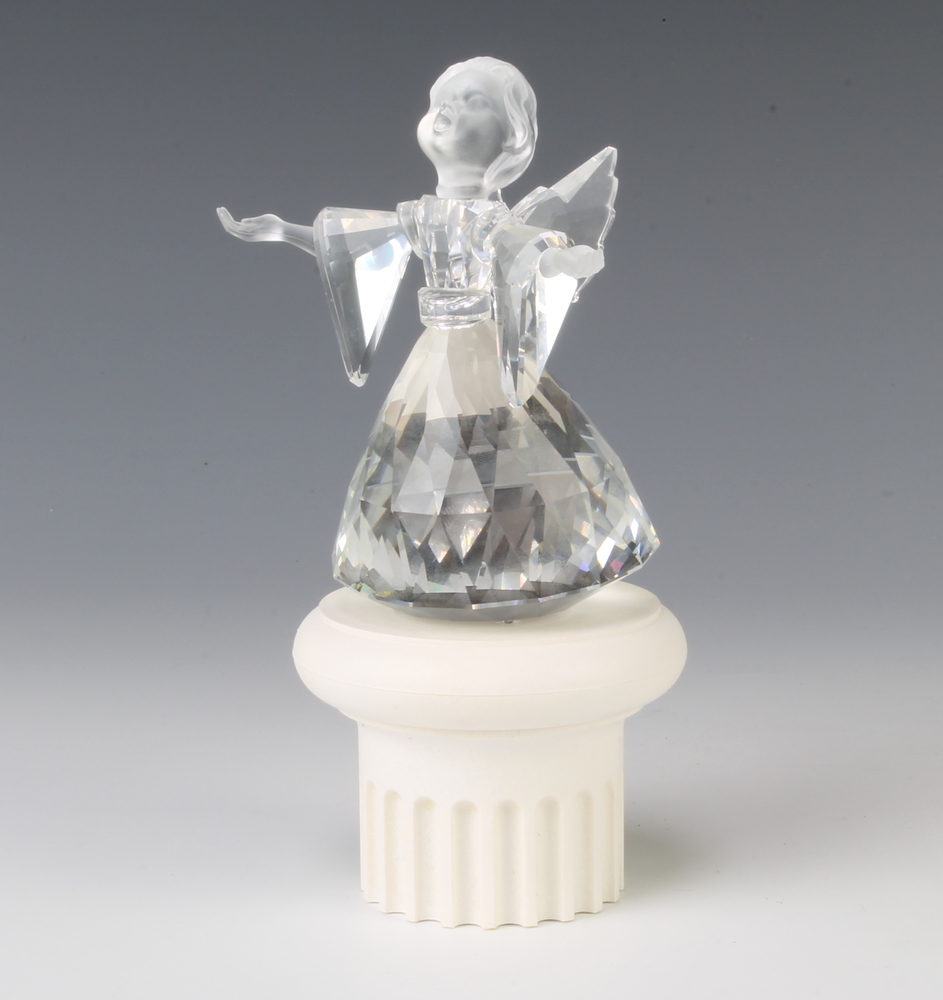 A Swarovski Crystal Angel by Adi Stocker 194761/74750006000 1995 9cm boxed