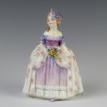 A Royal Doulton figure - Daisy May HN1656 15.5cm The flowers have minor chips