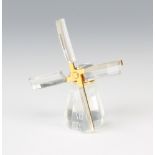 A Swarovski Crystal Journeys Windmill 266301/9461000013 2001 7cm boxed The sails are detached