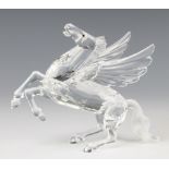 A Swarovski Crystal figure of Pegasus by Adi Stocker 216327/7400098000 1998 12cm boxed