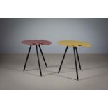 A PAIR OF OCCASIONAL TABLES, FRENCH 1970