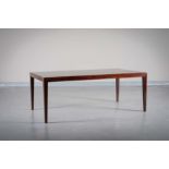 A ROSEWOOD COFFEE TABLE, DANISH 1960s, o