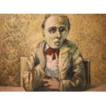 Daniel O'Neill 1920-1974 PORTRAIT OF A POET Oil on board, 19 1/4" x 28" (49 x 71cm), signed,