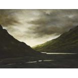 Niall Wright AFTER RAIN -LOUGH INAGH VALLEY, GALWAY Oil on canvas, 36" x 47"