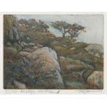 Valerie Hannon Dalkey and Wicklow Lanscapes (4) Etchings, 4 1/2" x 6" , signed, inscribed.