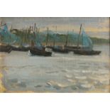 THE BLUE NETS CONCARNEAU by William John Leech