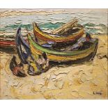 PORTUGAL BOATS by Letitia Marion Hamilton