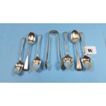 A SET OF SIX VICTORIAN OLD ENGLISH PATTERN TEASPOONS, maker:- CB,