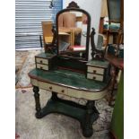 A painted up cycled Victorian 'Duchess' dressing table CONDITION: Please Note - we