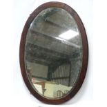 Oval mirror CONDITION: Please Note - we do not make reference to the condition of