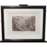 Framed bookplate entitled 'Partridge Shooting' CONDITION: Please Note - we do not