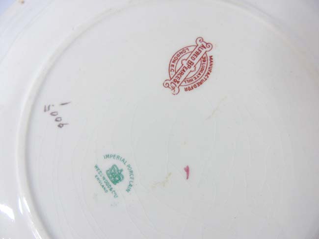 An early 20thC Wedgwood and Co, Imperial Porcelain dinner service, to include 12 plates, - Image 7 of 9