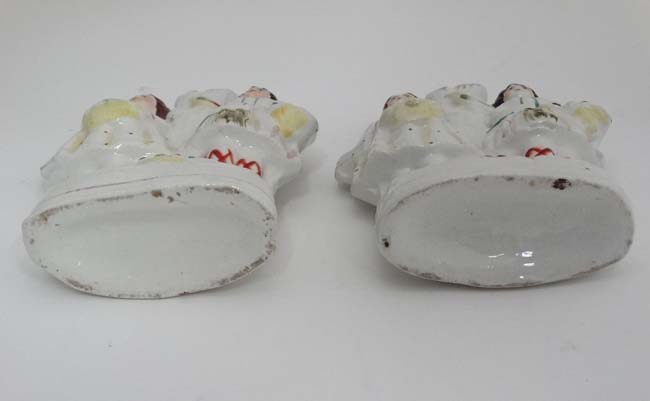 A pair of 19th C staffordshire figures CONDITION: Please Note - we do not make - Image 5 of 7