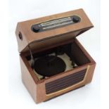 A 1950s McMichael portable radio and record player CONDITION: Please Note - we do