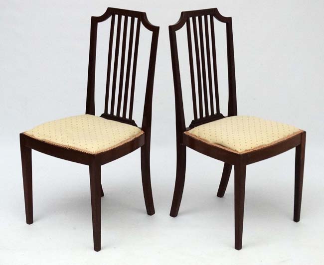 2 boudoir chairs This lot is being sold for our nominated charity for the year The Medical