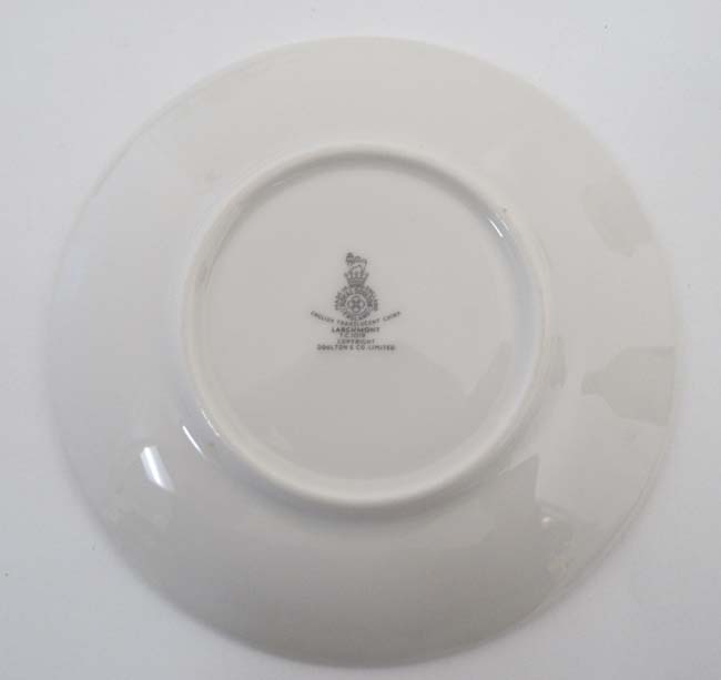 A Royal Doulton '' Burgandy '' pattern tea set , number TC1001, to include teapot, milk jug, - Image 16 of 19