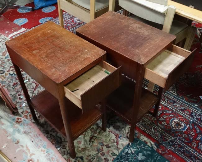 Pair of retro bedside tables CONDITION: Please Note - we do not make reference to - Image 5 of 5