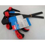 A pair of Hilka 6" long heavy duty clamps CONDITION: Please Note - we do not make