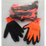 12 Pairs Grip flex gloves (1 pkt) CONDITION: Please Note - we do not make reference