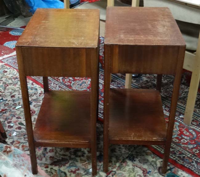 Pair of retro bedside tables CONDITION: Please Note - we do not make reference to