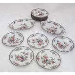 Quantity of ceramic plates and serving dishes CONDITION: Please Note - we do not