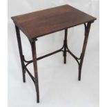 European mid 20th C occasional table,