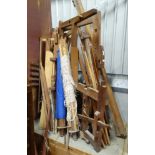 A disassembled weaving loom CONDITION: Please Note - we do not make reference to