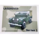 21st C Metal sign 400 mm x 300 mm wide " Land Rover" "Series 1" CONDITION: Please