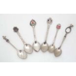 6 various commemorative spoons CONDITION: Please Note - we do not make reference to