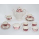 A part tea set by Meakin CONDITION: Please Note - we do not make reference to the
