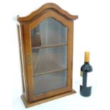 A collectors wall display case/unit CONDITION: Please Note - we do not make