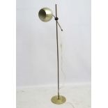 Vintage Retro : A Danish designed spherical aluminium lamp multi directional spot lamp / standard