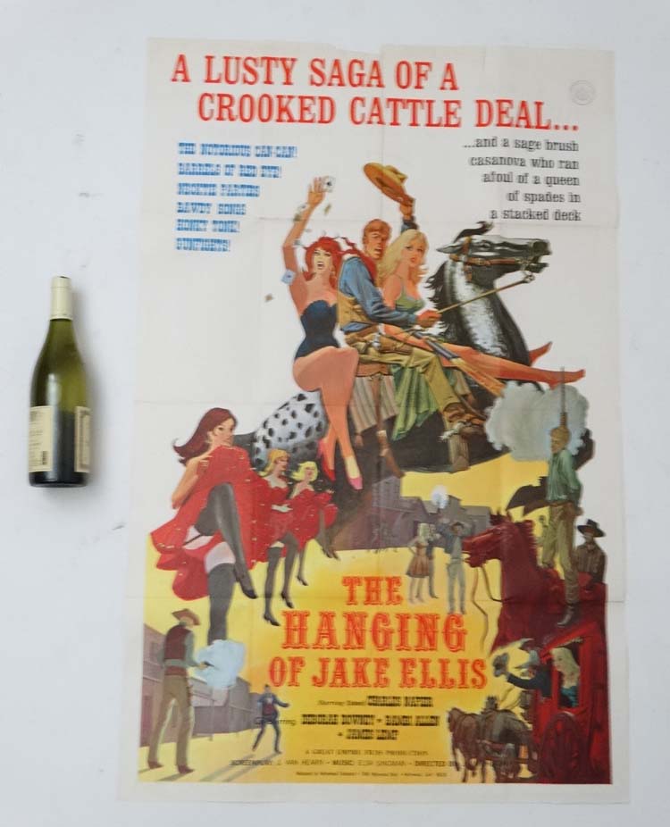 Poster: A poster advertising film 'The Hanging of Jake Ellis' directed by J.