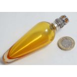 A novelty glass scent / perfume bottle,
