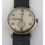 Tudor - A gentleman's Tudor Military type fixed Stainless Steel Wristwatch with fixed lugs ,