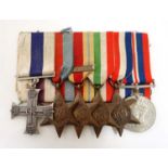 Militaria : A group of WWII Gallantry and Campaign Medals ,