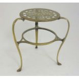 A c 1900 3 legged kettle stand 12" high CONDITION: Please Note - we do not make