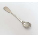 A Victorian silver mustard spoon hallmarked Birmingham 1880 maker George Unite 4 1/2" long (10g)