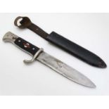 Militaria : An early - period NSDAP Hitler Youth / Hitler Jugend ' Fahrtenmesser ' knife ,