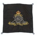 Militaria : A British Army marching band fabric Drum flag ,