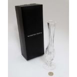 A Waterford Crystal Cut Glass Bud Vase.