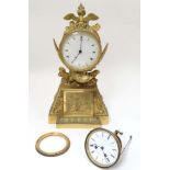 18th C Vulliamy ? clock together with a 'Raingo Frere ' movement : a late 18 th C French Empire