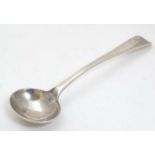 A 19thC old English salt spoon hallmarked London 1820 maker John & Henry Lias 4" long (10g)