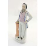 A 19th C Staffordshire figure of Dwight L.